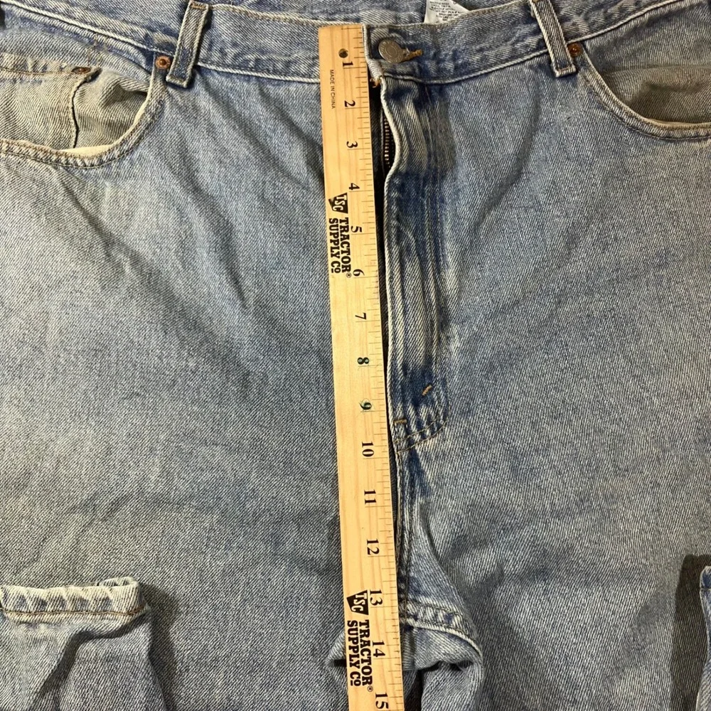 Levis 560 Mens Loose Fit Tapered Leg Jeans Light Wash Blue 40x30 Vintage Style